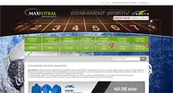 Desktop Screenshot of maxfotbal.ro